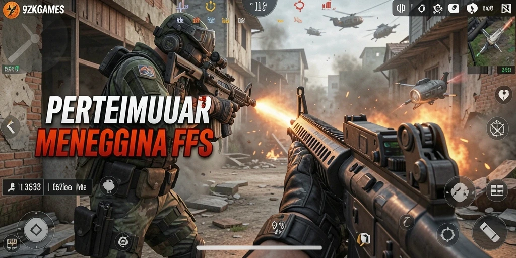 Screenshot dari gameplay mendebarkan di 9ZKGAMES