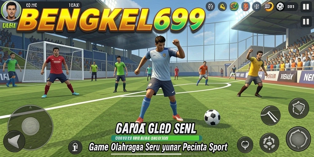 Screenshot BENGKEL69 menampilkan aksi menarik dalam permainan olahraga.