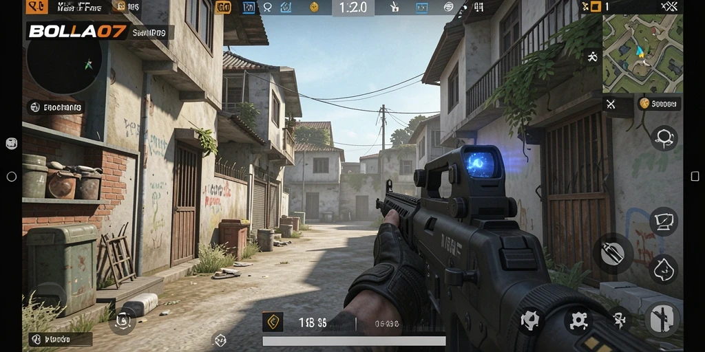 Tampilan gameplay intens BOLA07 yang menakjubkan.