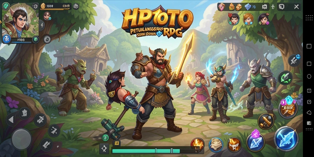Tampilan gameplay HPTOTO yang menakjubkan dan memukau.