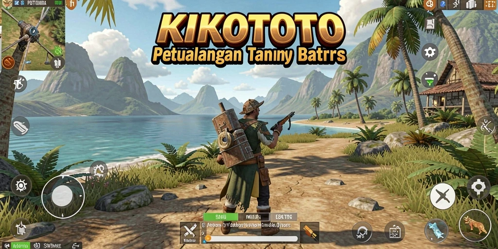 Gameplay KIKOTOTO yang menampilkan dunia terbuka penuh warna dan interaktif.