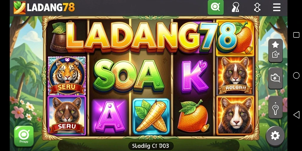 Tampilan menarik dari gameplay slot LADANG78 yang seru.