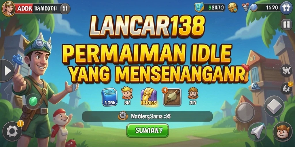 Screenshot gameplay LANCAR138 menunjukkan keseruan bermain Idle.