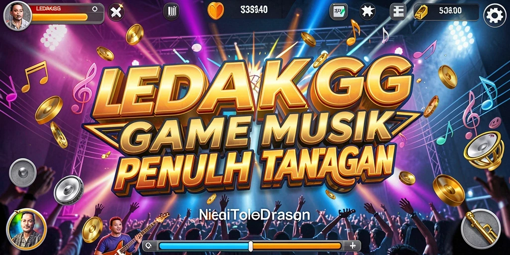 Tampilan gameplay LEDAKGG yang interaktif dan menghibur.