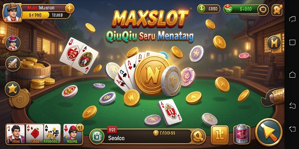 Tampilan gameplay QiuQiu yang seru dan mengasyikkan.