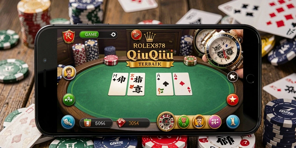 Tampilan gameplay QiuQiu yang seru dan interaktif di ROLEX878.