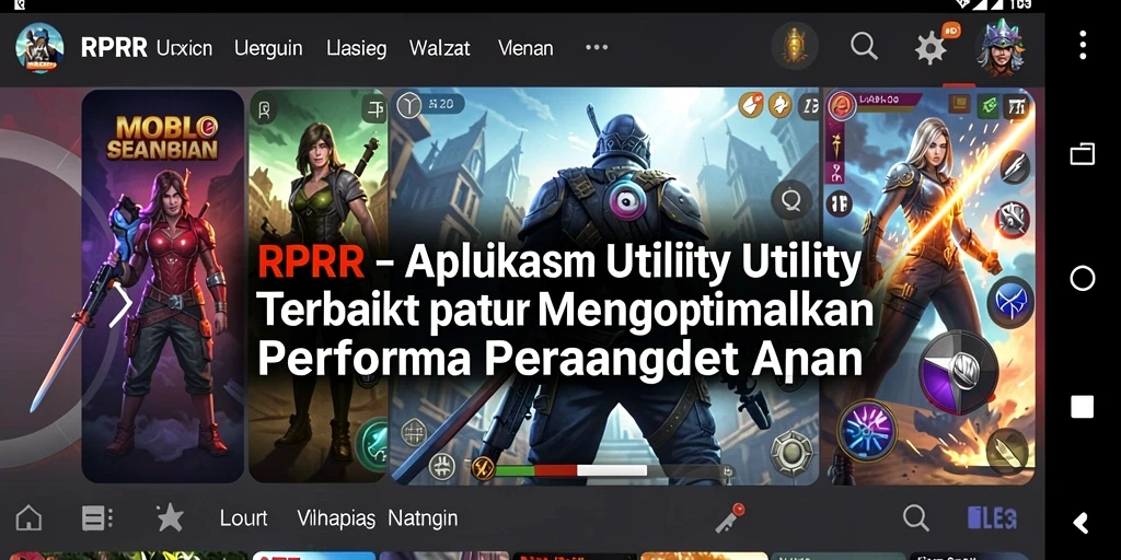 Tampilan antarmuka RPRR yang user-friendly dan intuitif.