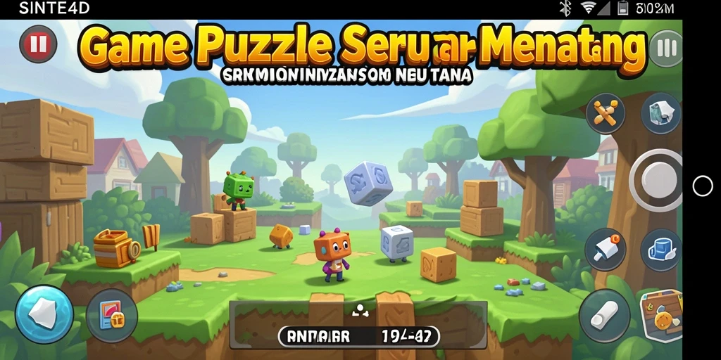 Tampilan menarik gameplay <strong>SINTE4D</strong> dengan puzzle yang menantang.