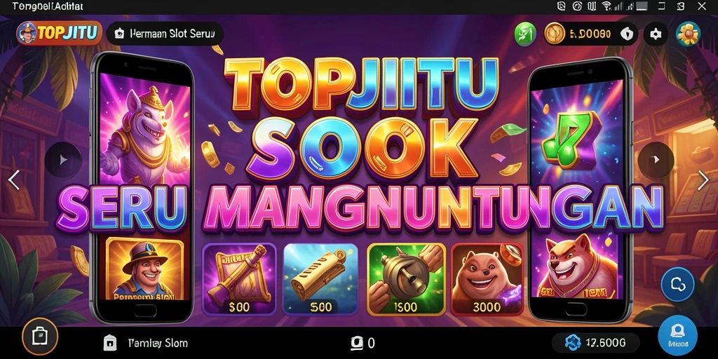 Gameplay seru dan menegangkan permainan Slot TOPJITU.