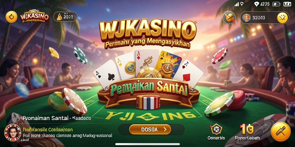 Gameplay seru dan menyenangkan di WJKASINO.