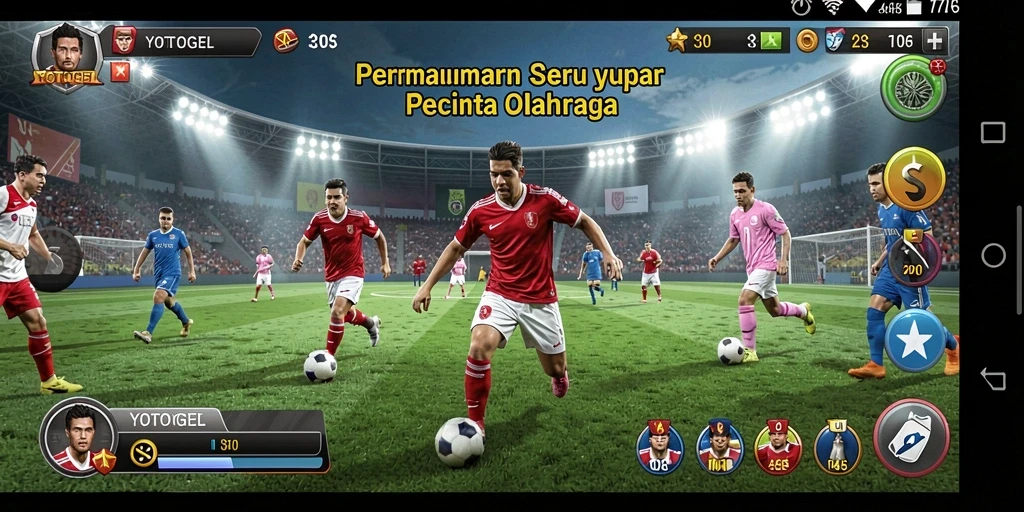 Tampilan menarik dari gameplay YOTOGEL yang menampilkan tantangan olahraga.