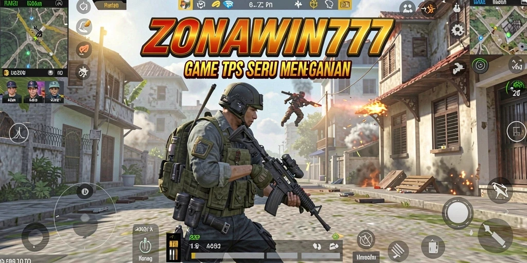 Gameplay seru ZONAWIN777 dengan aksi tembak-menembak yang intens.